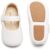 Felix & Flora Baby Infant Girls Soft Sole Floral Princess Mary Jane Shoes Prewalker Wedding Dress Shoes