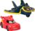 Fisher-Price DC Batwheels Light-Up 1:55 Scale Toy Cars 2-Pack, Redbird and Batwing, Preschool Pretend Play Ages 3+ Years