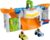 Fisher-Price Little People Hot Wheels Race Track for Toddlers with Lights Sounds and 2 Wheelies Cars, Race and Go Track Set