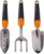 Fiskars 384490-1001 Garden Tool, Ergo Set, Black/Orange