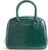 Fit & Fresh Faux Croc Adult Insulated Lunch Bag with Carry Handles, Complete Lunch Kit Includes Travel Flatwear Set, Green