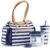 Fit+Fresh Copley Adult Insulated Lunch Bag women love, Lunchbox, Lunch Tote, Cute Small Lunch Box For Women, Lunch box men, lunch bags women, insulated lunch box, lunch boxes, adult lunch, Navy Stripe