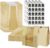 Flunyina Kraft Bread Loaf Bags 100Pcs Breathable Paper Bread Bags with See-through Window Keep Bread Fresh Take-out Containers To-go Bakery Bags for Cookies Cupcakes Toast Chocolate Gingerbread Candy Desserts Other Kitchen Accessories