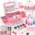 Flybay Kids Makeup Kit Toys for Girls, Washable Real Girls Make Up Set Princess Little Girl Makeup Kids Toys, Children Pretend Play Makeup Set Girls Toys for Age 3-12 Christmas Birthday Gifts