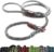 Friends Forever Extremely Durable Dog Rope Leash, Premium Quality Training Slip Lead, Reflective, Thick Heavy Duty, Sturdy, No Pull, Comfortable for The Strong Large Medium Small Pets 6 feet, Silver