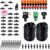 GFFG Drip Irrigation Kit, 100 Feet 93 PCS DIY Irrigation Pipe Automatic Irrigation Spray Perfect Irrigation System Equipment Garden Watering Kit Suitable for Flower Beds Patios Greenhouse Plants