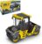 Gemini&Genius Construction Vehicle Toys Double-Drum Road Roller 1/50 Scale Die-cast Grader Engineering Road Planer Vehicle, Asphalt Drum Compactor Alloy Model Toys and Collections for Kids