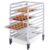 Giantex 10 Tier Aluminum Bakery Rack Home Commercial Kitchen Bun Pan Sheet Rack Mobile Sheet Pan Racking Trolley Storage Cooling Rack w/ Lockable Casters