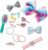 Glitter Girls – Hair Styling Set – Rainbow Hair Bows – Hair Clips & Elastics – 14-inch Doll Accessories – 3 Years + – GG Hair Play Set