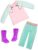 Glitter Girls – Unicorn Dreaming Fashion Outfit (Pink) – Sweater & Shiny Pants – Easy-fit Doll Outfit – 14″” Doll Accessories – 3 Years + – Unicorn Dreaming