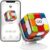 GoCube Edge, The Connected Electronic Bluetooth Cube – Award-Winning 3×3 Magnetic Speed Cube – App Enabled Interactive Smart Cube – Best Gift for Kids & Adults – STEM Brain Teaser Puzzles – Free App