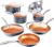 Gotham Steel Pots and Pans Set, Long Lasting Non Stick Cookware Set, 12 Piece Kitchen Set with Pot Set, Pan Set and Steamer, Ceramic Coated, Ultra Durable, Oven and Dishwasher Safe, 100% Toxin Free