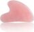 Gua Sha Scraping Massage Tool for Face, Pink Guasha Jade Stone for Facial Massage, Natural Rose Stone for Skincare, Anti-aging Tightening Slimming Firming for Face, Eyes and Body (Gua Sha)