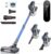 HONITURE Cordless Vacuum Cleaner, 33KPa 400W Powerful Suction Stick Vacuum with Sliding Touch Screen, Detachable Battery(55min Runtime), 4 in 1 Handheld Lightweight Vacuums for Floor Carpet Pet Stair