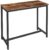 HOOBRO Bar Table, 47.2” Rectangular Pub Table, Dining Table for Living Room, Dining Room, Kitchen, Adjustable Feet, Sturdy Metal Frame, Industrial Design, Easy Assembly, Rustic Brown BF50BT01