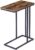 HOOBRO Side Table, C-Shaped Snack Table Heavy-Duty Sofa Side Table for Living Room, Bedroom, Easy Assembly, Space Saving, Wood Look Accent Furniture with Metal Frame, Rustic Brown BF02SF01