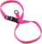 Hamilton 3/8-Inch Adjustable Figure 8 Pup-Cat Harness, Medium, Hot Pink