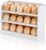 HapiLeap Egg Holder for Fridge, Stackable Egg Storage Container for Refrigerator Door, Stores 30 Eggs Space Saver (1 Pack)