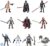 Hasbro Star Wars Toys Mission Fleet 2.5-Inch-Scale Action Figure 10-Pack, 19 Accessories, with Darth Vader, Luke Skywalker and Grogu, Ages 4 and Up, F4023