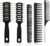 Havenport 5 Comb Brushes, Styling Brushes for Men and Women, Ventilated Styling Brushes for Wet/Dry Hair, Breathable Hairbrushes, Plastic Hairdressing Oil Combs, Scalp Massage Combs