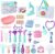 Hechify 30Pcs Doctor Kit Toy for Toddler,Preschool Pretend Play Medical Kit Doctor Bag Denture Toys,Doctor Set for Girls Boys and Kids to Play The Role of Doctor Ages 3+