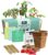 Herb Garden Kit Indoor – Indoor Herb Garden Starter Kit – Dwarf Tomato, Chili Pepper and Eggplant Plant Seeds – Sturdy Reusable Planter, Enriched Soil & Bamboo Labels – Indoor Garden Kit