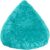 Home Design Fluffy Collection Contemporary Oversized Faux Fur Upholstered Bean Bag Chair, Turquoise, X-Large (S2826132)