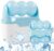 Ice Roller for Face & Eye, Duel-head Face Massager for Relief Eye Puffiness, Migraine, Pain, Minor Injury, Facial Skin Care Tools for Women, Blue