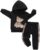 Infant Baby Boys Hoodie Clothes Sets Bear Embroidery Long Sleeve Hoodie Sweatshirt and Pants Outfits