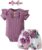 Infant Baby Girls Summer Clothes Romper Newborn Solid Ruffle Short Sleeve Floral Shorts Headband 3pcs Outfit Set