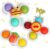 JACKEYLOVE Suction Cup Spinner Toys for Baby Toddler, Suction Baby Toys 6-12 Months, Fidget Spinner Toys for 1 2 Year Old Boys Girls(3 Pack)