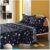 JINGHAO Twin Bed Sheets Set for Boys and Girls –Navy Blue, Solar System Planets Printed 4 Pieces Bedding with 1 Fitted Sheet, 1 Flat Sheet, 2 Pillowcase –Soft Egyptian Quality Brushed Microfiber Bed Set (Planet, Navy Blue, Twin)