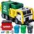 JOYIN 16″ Large Garbage Truck Toys for Boys, Realistic Trash Truck Toy with Trash Can Lifter and Dumping Function, Garbage Sorting Cards for Preschoolers, Toy Truck Gift for Boy Age 2 3 4 5 Years Old