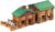 Joqutoys 170 PCS Wooden Cabin Log Set, Preschool Educational Building Toy for Boy, Creative Wood Construction Toy Gift for Ages 3+