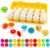 JoyGrow Matching Eggs Toddler Toys, 2.67×2 inch Eggs Color Matching Eggs Set Shape Recognition Learning Educational Toys for Kids Boy Girls (12PCS)