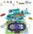 Kid Airplane Toy for 2 Years Old Boy, 15PCS Transport Cargo Airplane Toy Birthday Gift for Toddler Age 3-5, Kids Plane Play Set Included 1 Helicopter, 4 Vehicles, 9 Road Signs and 1 Play Mat