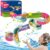 Kids Bath Toys Baby Bathtub Toys for Toddlers Building Tracks for Kids Age 3-8 Waterfall Ball for Infant Boys Girls Water Slide Shower Gift for Children Funny Tub Toys (34 PCS)