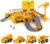 Kids Construction Toys Set, Engineering Truck Vehicle Playsets and Crane, Parking Lot with Race Track, Bulldozer, Mixer, Dump, Excavator Toys Gifts for Boys Kids Girls 3 4 5 6 Years Old