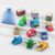 LEEFE 12pcs Mini Cars Pull Back and Go Classic Construction Team Vehicles Set, Cake Decoration Plastic Model Toy Sets, Vehicle Play for 3 Year Old Kids Random Design Video Display