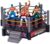 LGCTION Mini Wrestling Playset with Action Figures and Accessories – Kids Toy with Realistic Wrestlers Cage Warriors