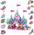 LUKAT Building Toys for Girls Age 6 7 8 9 10 11 12 Year Old, 568pcs Princess Castle STEM Construction Toys Set, 25 Models Educational Toys for Kids Building Blocks Kit Gifts for Birthday Christmas