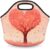 Lakiniss Neoprene Lunch Bag Love Tree Valentine’s Day Reusable Tote Bags Cooler Thermal Meal Tote Kit Waterproof Food Carrying Lunch Handbag for Women Men Adult Work Gifts Picnic