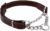 Love Dream Martingale Collars for Dogs, Leather Training Dog Collar, Stainless Steel Chain Anti-Escape No Pull Dog Collar for Medium Large Dogs (S(11.8″-16.9″), Brown)