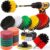 M-Aimee 30Piece Drill Brush Attachments Set, Scrub Pads Sponge, Power Scrubber Brush with Rotate Extend Long Attachment All purpose Clean for Grout, Tiles, Sinks, Bathtub, Bathroom, Kitchen Automobile