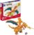 MEGA Pokémon Building Toys Action Figure, Poseable 4 Inch Charizard Collectible for Display with Bonus Heavy Ball Pin