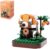 MEIEST Mini Animals Building Blocks Set,Land Animal Themed Collection Construction Building Bricks Toy,Cute Home Decors(4th Series) (Red Panda)