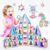 Magnetic Tiles 80pcs Magnet Building Blocks Set Creative Stacking Toys for Kids, 3D DIY Construction Kit Preschool Child Montessori Toys STEM Learning Toys Gifts for Girls Boys 3 4 5 6 7 Years