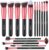 Makeup Brushes Makeup Brush Set – 16 Pcs BESTOPE PRO Premium Synthetic Foundation Concealers Eye Shadows Make Up Brushes set (Rose Gold)