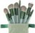 Makeup Brushes,Makeup Brush Set Premium Synthetic Foundation Brush Face Contour Brush Blending Face Powder Blush Concealers Brush Make up Brushes Set (13 Pcs green)