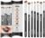 Makeup Eye Brush Set – Eyeshadow Eyeliner Blending Crease Kit – Best Choice 7 Essential Makeup Brushes – Pencil, Shader, Tapered, Definer – Last Longer, Apply Better Makeup & Make You Look Flawless!